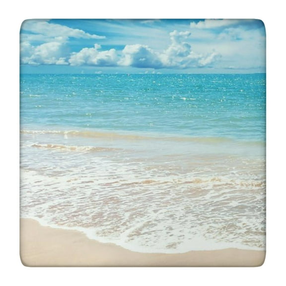 Boho Starry Night Elastic Table Cover - Snug Fit Square Tablecloth, Windproof Outdoor Picnic Protector, Easy Clean (36x36 Inches)