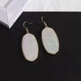 thumbnail image 1 of Boho Statement Women Jewelry Oval Faux Leather Acetate Cork Fashion Jewelry Gift, 1 of 8