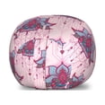thumbnail image 1 of Boho Storage Toy Bag Chair, Ethnic Motif of Paisley Leaves Folk Oriental Motif, Stuffed Animal Organizer Washable Bag, Large Size, Rose Magenta and Pale Pink, by Ambesonne, 1 of 3