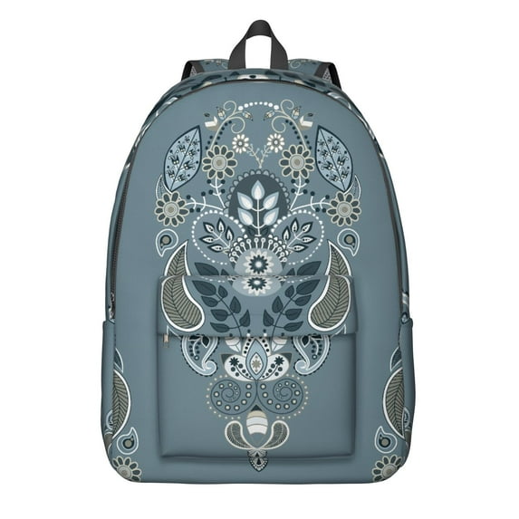 Boho Streamlined Paisley Backpack - School Project Approved with Laptop Safety, Efficient Packing Design, Wonderful Gift for Presenters