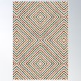 Boho Stripes Pattern (On A Neutral Background) Poster Wall Art Modern ...