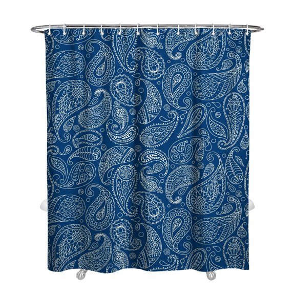 Boho Style 72x84 Shower Curtain Colorful Hippie Pattern Waterproof Quick-Dry Drape