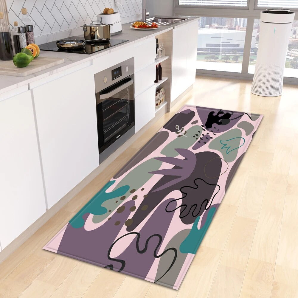 Boho Style Carpet Kitchen Rug Living Room Decor Bedroom Bedside Mat