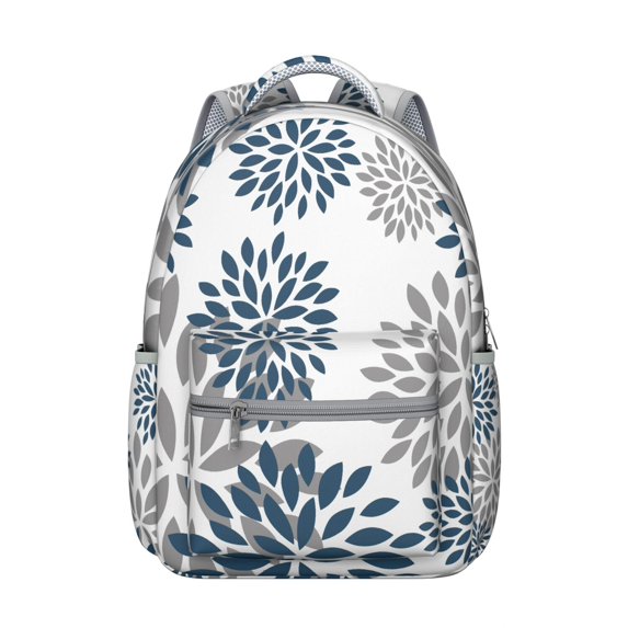 Boho Style College Backpack - Tribal Print Daypack with 17" Laptop Sleeve, Large Capacity for Books & Essentials, Water-Resistant & Lightweight for Daily Use