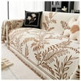thumbnail image 1 of Boho Style Couch Cover,Chenille AB Sided L Shape Sofa Cover Non-Slip Washable Couch Slipcover All-Season Generic Sofa Protector, 1 of 6