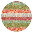 thumbnail image 1 of Boho Style Floral Round Tablecloth with Elastic Band, 44 Inch Fits 38-42 Inch Tables Liquid Resistant, 1 of 7