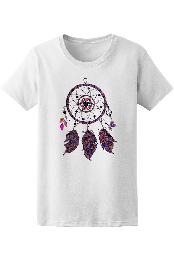 Boho Style Indian Dream Catcher Women T-Shirt, Large