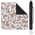 thumbnail image 1 of Boho Style Multi-Purpose Rubber Game Mat 31.5 Inch Square Extra Large Mahjong Pad Features Anti-Slip Backing and Noise Reducing Properties for Tiles and Boards, 1 of 7