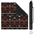 thumbnail image 1 of Boho Style Multi-Purpose Rubber Game Mat 31.5 Inch Square Extra Large Mahjong Pad Features Anti-Slip Backing and Noise Reducing Properties for Tiles and Boards, 1 of 7