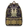 thumbnail image 1 of Boho Style Paisley Print Bookbag, Durable College School Backpack with Laptop Compartment, Multiple Pockets, Perfect Gift for Teens, 1 of 5
