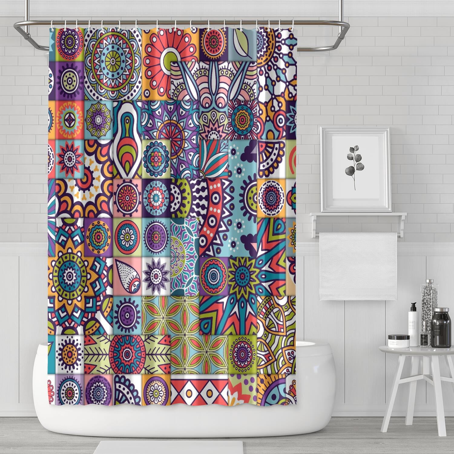Inspiring Boho Chic Shower Curtain Pictures