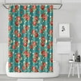 thumbnail image 1 of Boho Style Shower Curtain Pioneer Floral Floral Vintage Retro Shower Curtain for Bathroom Home Decor Bathtubs Waterproof Fabric Curtain with 12 Hooks 72x72in, 1 of 5