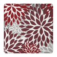 thumbnail image 1 of Boho Style Square Table Cover 36x36 Inch with Stretch Elastic Hem, Floral Design for Card Tables and Patio Settings, 1 of 6