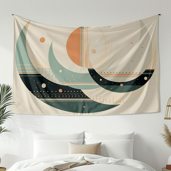 Boho Style Tapestry, Abstract Pattern Print Wall Hanging Tapestry, Bedroom Living Room Dormitory Decoration, Home Decoration