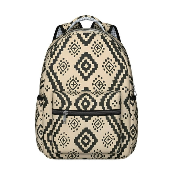 Boho Style University Essential Backpack - Expandable Main Compartment | Organized Storage for College