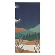 Boho Sun Moon Mountains Microfiber Beach Towel Absorbent Compact Towels for Swimming Pool Beach Travel Things for Vacation Essentials Adult Gift,61.4 30.3Inch