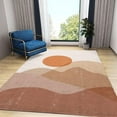 thumbnail image 1 of Boho Sun And Mountain Area Rugs, Mid Century Boho Sun Art Easy Clean Rug, Soft Non-Skid Carpet Throw Rug For Kids Teen Girls Boys Bedroom Living Room Bathroom Classroom Office 5x8ft, 1 of 6