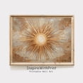 thumbnail image 1 of Boho Sun Poster, Horizontal Sun Art Abstract Sunrise Poster, Midcentury Modern Gold Color Art, Sun Poster, Boho Poster Moody Wall Art Home Decor, 8x12 UNFRAMED, 1 of 3