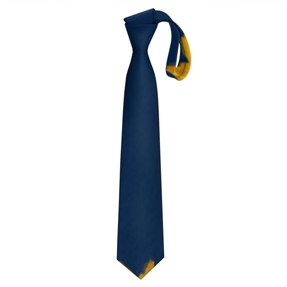 Boho Sunflower Aesthetic Men's Tie - Rustic Farmhouse Wedding & Prom Satin Necktie