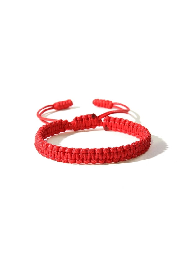 Boho Surfer Bracelets Handmade Knitted String Rope Braided Adjustable Anklets Summer Friendship Yoga Kabbalah Protection Waterproof Beach Jewelry for Couple Women Men[y3385]
