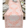 thumbnail image 1 of Boho Table Runner Bohemia Table Runners for Dining Room Tribal Vintage Rustic Abstract Pink Dinner Runner Kitchen Parties Decor 13 x 36 inch, 1 of 6