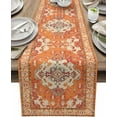 thumbnail image 1 of Boho Table Runner Bohemia Table Runners for Dining Room Tribal Vintage Rustic Fall Burnt Orange Dinner Runner Kitchen Parties Decor 13.8 x 71 inch, 1 of 6