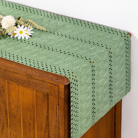 Boho Table Runner, Long Coffee Table Runner for Kitchen Centerpiece ...