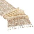 thumbnail image 1 of Boho Table Runner for Farmhouse Dining Bedroom Tassels Covers Tablecloths A, 1 of 8