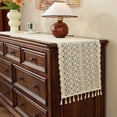 thumbnail image 1 of Boho Table Runner for Home Decor Long Table Runner Macrame Table Runner with Tassels for Dining Living Room Bedroom Bridal Shower, 1 of 2