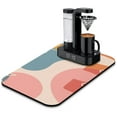 thumbnail image 1 of Boho Theme Absorbent Coffee Mat Perfect for Coffee Station and Kitchen Counter, 19.5x12in Diatom Mud with Cute Abstract Stones Design Coffee Mat Enhance Coffee Experience, 1 of 7