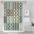 thumbnail image 1 of Boho Theme Polyester Shower Curtain for Bathroom with Hooks and Weighted Hem, Waterproof Bath Decor Sets Hotel Style - Machine Washable,72x72in, 1 of 5