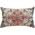 thumbnail image 1 of Boho Throw Pillow Cover, 12 x 20 Inch Bohemia Ethnic Style Carpet Pattern Cushion Case for Sofa Couch, 1 of 6