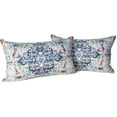 thumbnail image 1 of Boho Throw Pillow Covers 12x20 inch Set of 2 Burnt Blue Green Terracotta Rust Colored Throw Pillows Boho Home Decor for Bedroom Living Room Couch & Sofa (No Inserts), 1 of 6