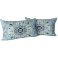 thumbnail image 1 of Boho Throw Pillow Covers 12x20 inch Set of 2 Burnt Blue Terracotta Rust Colored Throw Pillows Boho Home Decor for Bedroom Living Room Couch & Sofa (No Inserts), 1 of 6