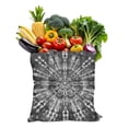 thumbnail image 1 of Boho Tie Dye Canvas Tote Bag, Multicolor Reusable Bag with Marble and Retro Pattern, Lightweight Foldable Eco-Friendly Handbag for Women, Perfect for Shopping or Commuting, 1 of 4