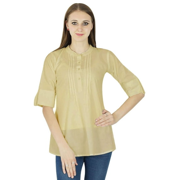 Boho Top Dress Solid Wear Casual Tunic Women Clothing Cotton Summer Sundress