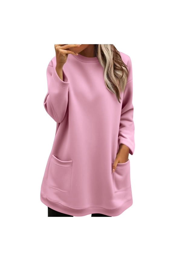 Boho Tops For Women Winter Sweatshirts Hoodies Fall Pullover Sweaters Crewneck Sweatshirt Blue Long Sleeve Dresses 2025 My Items
