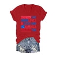 Boho Tops for Women Letter Print Short Sleeve Round Neck Beach Vacation ...