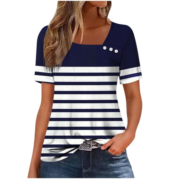 Boho Tops for Women Off The Shoulder Tops Baggy T Shirt Tshirts Shirts Cotton Graphics Plus Size Blouses Dressy Sexy T Shirts Loose Fit Multi Pack