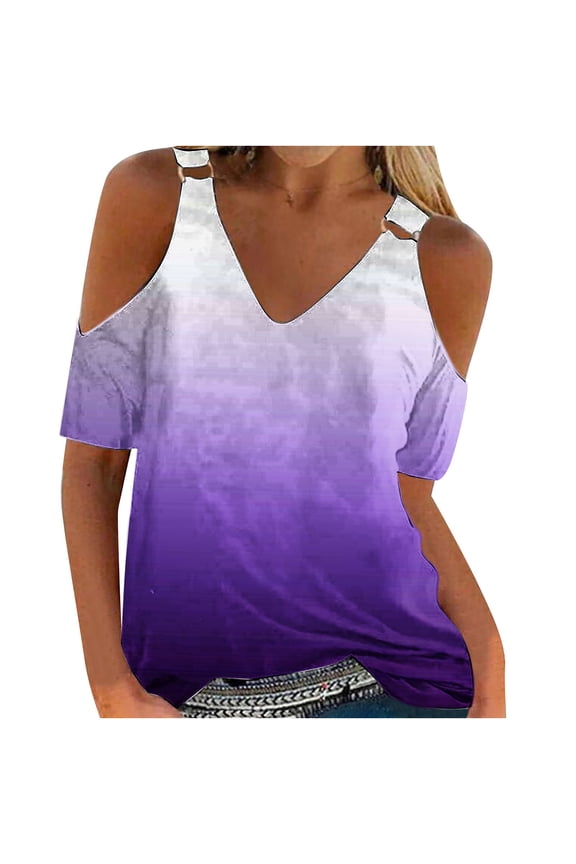 Boho Tops for Women Tank Tops With Built In Bra Vneck Tshirts Shirts Plus Size Cotton Blouses & Button-Down Shirts Dressy