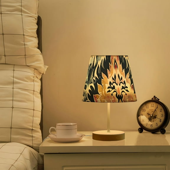 Boho Totem LED Desk Lamp Table Lamp USB Bedside Nightstand Small Lamp for Bedroom Living Room Kids Room