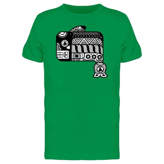 Boho Tribal Fish Doodle Tee Men's -Image by Shutterstock