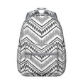 thumbnail image 1 of Boho Tribal Print Backpack - Extra Large 17" Laptop Compartment & Heavy Duty Oxford Material | Roomy Water-Resistant College Daypack for Students, Dorm Life & Commuting, 1 of 6