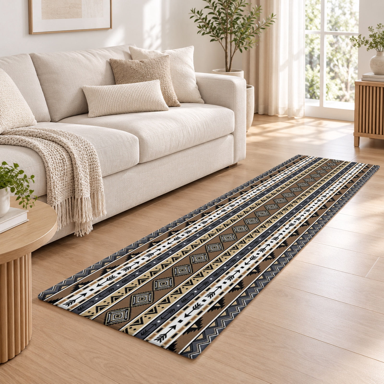 Homeboy Rug Boho Tribal Stripes Area Rug for Living Room Bedroom Rug 2’6‘’x8ft ...