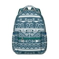 thumbnail image 1 of Boho Tribal Travel Backpack - 17" Laptop Sleeve, Water-Resistant College Daypack, Large Capacity Campus Bag for Books & School Essentials, 1 of 6