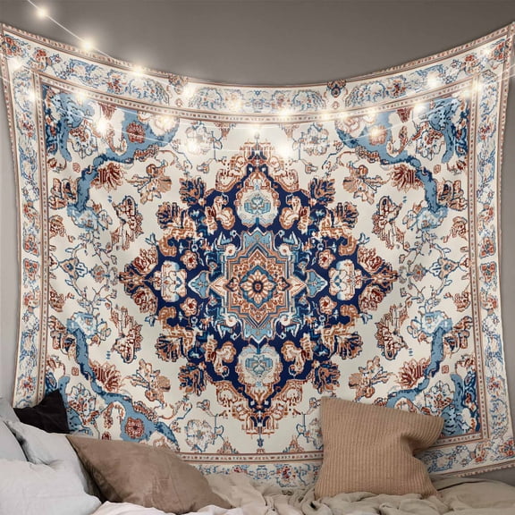 Boho Tribe Tapestry for Bedroom Wall Hanging Tapestry, Southwest Aztec Colorful Abstract Pattern Ceiling Backdrop Tapestries Poster Blanket Wall Decor for Teens Room Living Room Dorm 51" x 59"