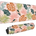 thumbnail image 1 of Boho Tropical Leaves and Floral Gaming Mouse Pad Large Mouse Mat XL Desk Mat Extended Mouse Mat Non-Slip Laptop Computer Keyboard Mouse Pad for Office & Home 31.5x11.8 Inch, 1 of 6