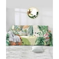 thumbnail image 1 of Boho Tropical Sofa Couch Covers for 3 Cushion Couch,Washable L Shape Sectional Sofa Covers for Loverseat/Pet/Kid,Golden Green Palm Leaves Floral Stripes Slipcover Throw Blanket Futon Cover 71x134, 1 of 8