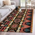 thumbnail image 1 of Boho Vintage Area Rug 3x5 Washable Rug Non Slip Ethnic Abstract Geometric Art Large Area Rug Indoor Floor Carpet for Entryway Bedroom Kitchen Living Room Home Office Dining Room Nursery, 1 of 8