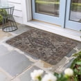 thumbnail image 1 of Boho Vintage Door Mat Indoor Outdoor,Modern Geometric Abstract Art Retro Flowers Non Slip Welcome Mat with Rubber Backing,Absorbent Fabric Front Door Mats Entryway Rug for Home Patio Entrance 16"x24", 1 of 9